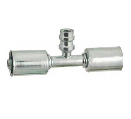 A/C Fitting #6 Steel Beadlock- Straight Splicer R134A