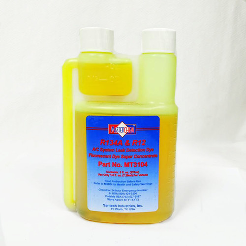 A/C Universal Dye R12/R134A Ester 8oz. Bottle