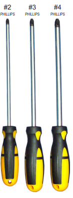 8" Long Phillips Jumbo Screwdriver