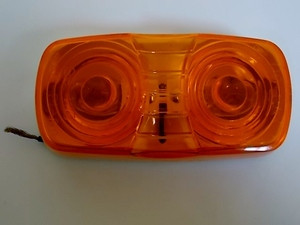 Truck-Lite 1211A, Yellow, 26 Series M/C Light W/Permastat Cast Housing