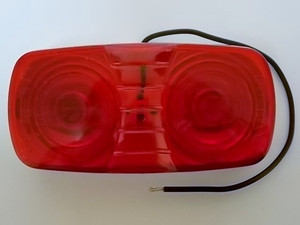Truck-Lite 1211, Red, 26 Series M/C Light W/Permastat Cast Housing