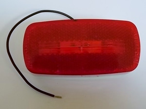 Truck-Lite 1222, Red, Reflex Two Blub Lamp