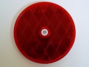 Truck-Lite 98006R Round Center Mount Reflector, Red