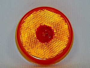 Truck-Lite 10205Y, 2-1/2" Reflectorized Marker/Clearance Lamp