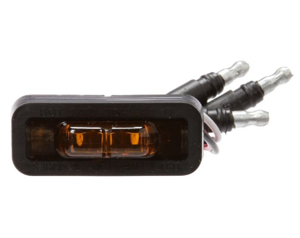 LED Light  Series 36  M/C  1" x 2"  Rectangular-Yellow  3-Diodes  Adhesive Mount