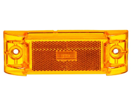 LED Light  Series 21  2" x 6"  Rectangular-Yellow  2-Diode  2-Screw