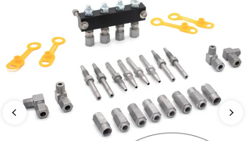 Grease Fitting Manifold Kit - 3 Point 1/8