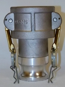 Camlock DA-1520AL 1.5" Female Camlock to 2" Male Camlock
