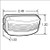 Truck Lite 15 Series License & Utility, Clear, 12V 15205