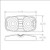 Truck Lite Replacement Lens, 9007 - 9007A