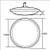 Truck Lite Extra Large Convex Mirror Heads 12'' Round – 97609