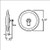 Truck Lite Small Convex Mirror Heads 6'' Round - 97820