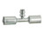 A/C Fitting #6 Steel Beadlock- Straight Splicer R134A