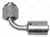 A/C Fitting #10 Female 90° STL