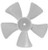 Fan Blade 6.5"Diameter 5 Blades CW