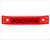LED Light  Series 35  M/C  1" x 4"  Rectangular-Red  includes 94862 Plug