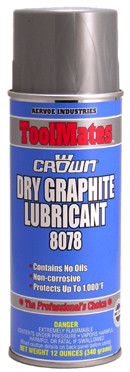 Aervoe Dry Graphite Lubricant, Model# 8078