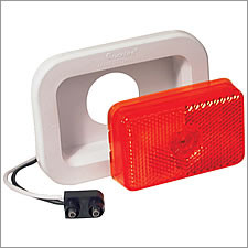 Truck-Lite Model 14 Products Rectangular Sealed Light 12V in Red - 14200R