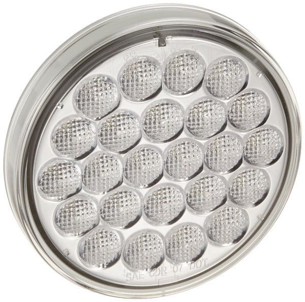 Truck-Lite Clear 24 Diode LED 4 in. Round Back-Up Lamp - 4060C