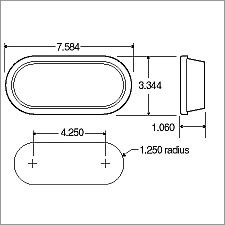 Truck Lite Grommet Mounts For 60 Series Products 60701