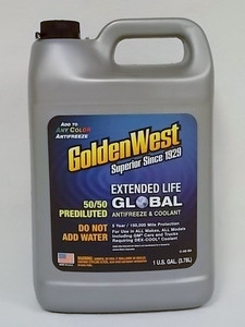 GoldenWest Extended Life Global 50/50 Anti-Freeze Prediluted Gallon