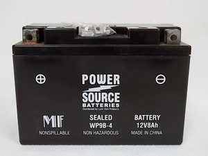 Power Source WP9B-4,  12v Battery, 8Ah