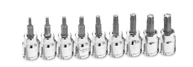 3/8 Drive Standard SAE Hex Bit Socket 10pc. Set