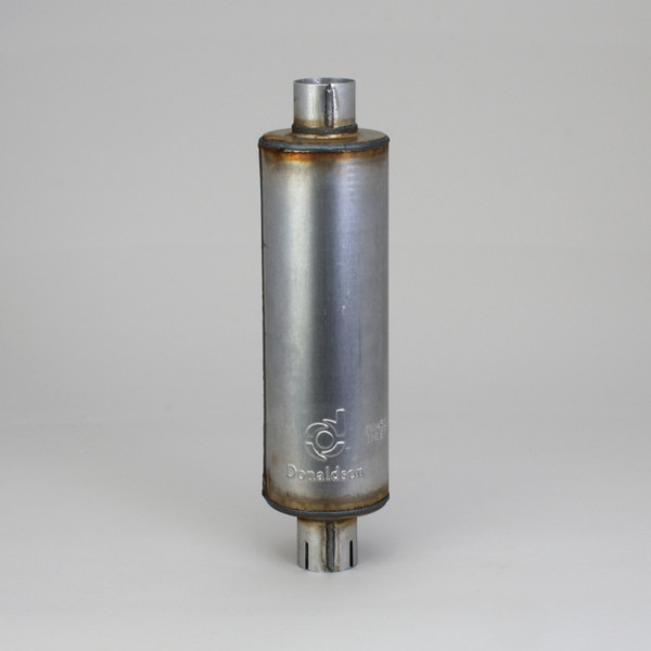 Donaldson Muffler Round Style 1 2" inlet x 2" outlet