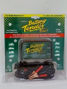 DelTran Battery Tender Plus, P/N 021-0128, Charger 12V, 1.25A