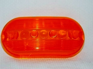 Truck-Lite 9093 Red Replacement Lens, Oblong