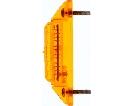 LED Light  Series 35  M/C  1" x 4"  Rectangular-Yellow  2-Screw