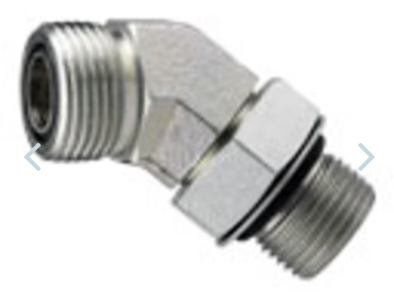 OFS x MB 45° - OFS Straight Thread Elbow OFS-6802-8-10