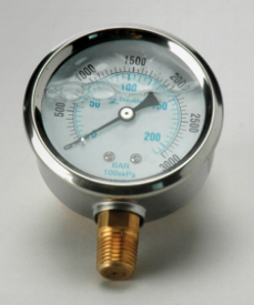 DONALDSON PRESSURE GAUGE  3,000Psi  2-1/2"  1/4"Npt