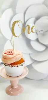 First Birthday Cupcake Topper