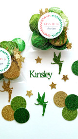 Personalized Green Fairy Confetti
