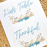 Thanksgiving Table Setting Template Bundle, Editable Place Cards