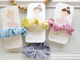 Ballerina Birthday Party Favors | Ballerina Favor Scrunchie Cards