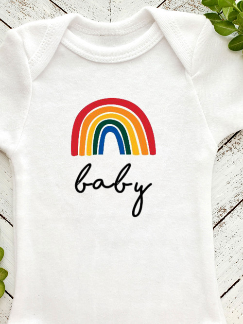 Rainbow Baby Bodysuit - KissHug Design