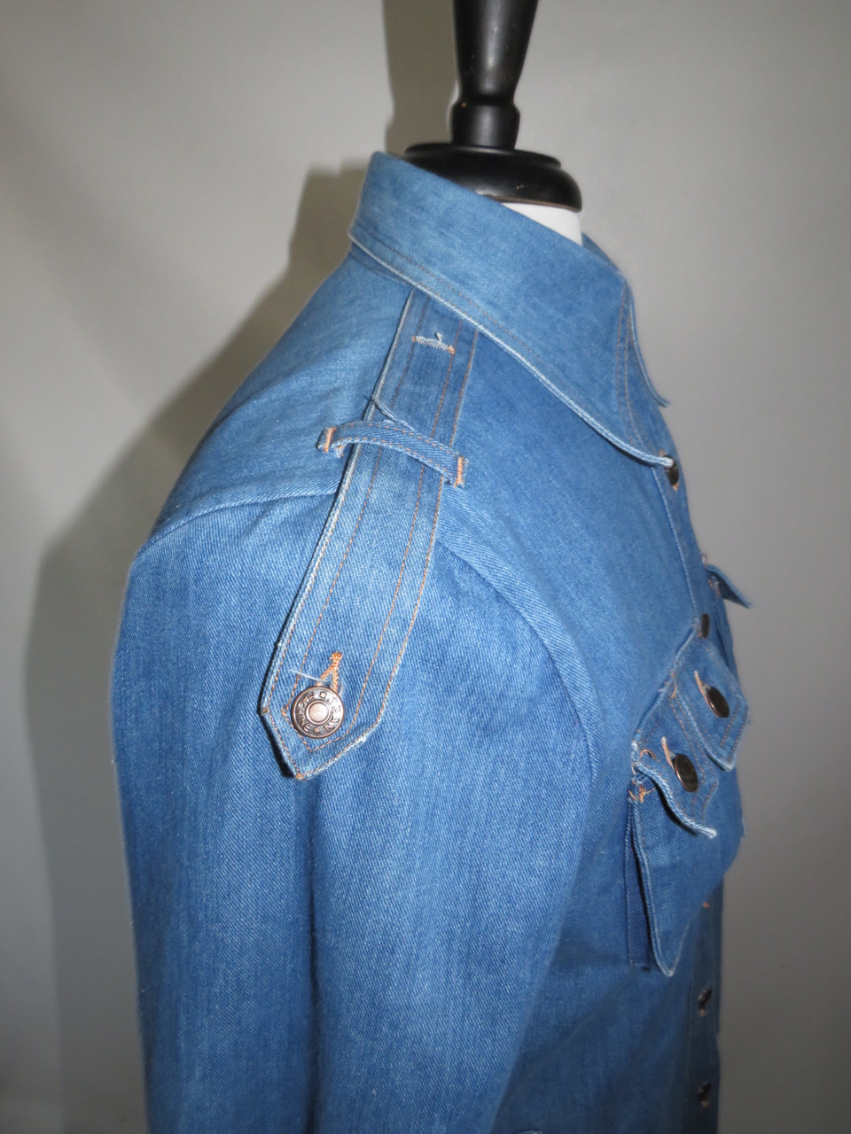 The Jean Machine Multi Pockets & Zippers Denim Jacket