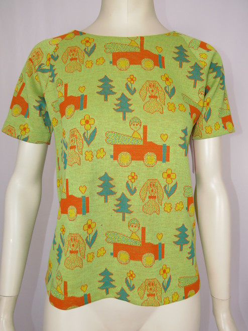 Kitsch Green Knit Shirt