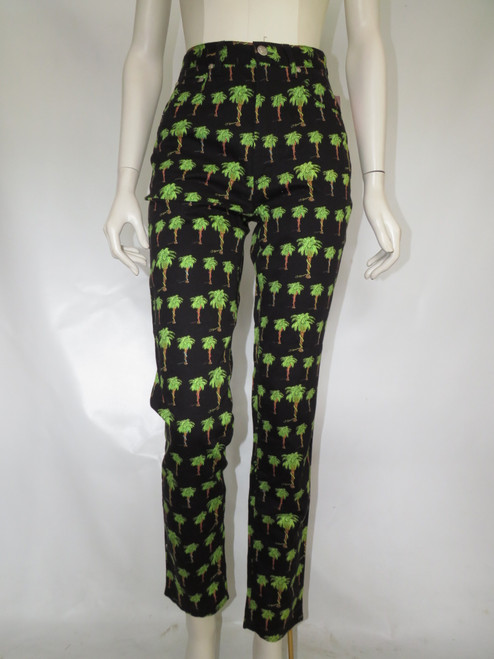 "Versace" Palm Tree Printed Pants