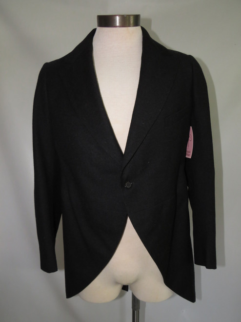 "Clemons" Black Wool Tailcoat