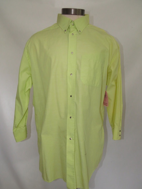 "Thierry Mugler" Yellow Button Down w/ Tiny Buttons