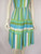 Blue & Green Striped Sun Dress