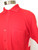 Red Cardigan Banlon w/ Ribbed Pocket