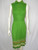 "Francesca For Damon" Green Knit Dress