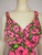 "Catalina" Brown, Pink & Green Floral Swimsuit