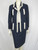 "Chanel" Navy Suit w/ White Rubber Lacing