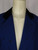"Criscione" Royal Blue Blazer w/ Embroidered French Horns