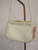 "Charles Jordan" White Woven Leather Handbag